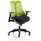Flex Task Operator Chair, Black Seat, Green Back, Black Frame