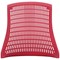 Flex Task White Frame & Black Seat Operator Chair, Headrest, Height Adjustable Arms, Red Back