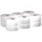 Hostess Mini Jumbo Toilet Tissue Rolls, 2-Ply, White, 12 Rolls