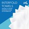 Scott Performance 1-Ply M-Fold Hand Towels, White, Pack of 3180
