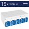 Kleenex 2-Ply Ultra Hand Towels, White, Pack of 1860