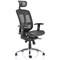 Mirage Mesh Back Executive Chair, Headrest, Height Adjustable Arms, Black