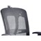 Mirage Mesh Back Executive Chair, Headrest, Height Adjustable Arms, Black