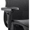 Stealth Shadow Ergo Mesh Posture Chair, Headrest, Height Adjustable Arms, Black