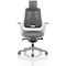 Zure Elastomer Executive Chair, Headrest, Height Adjustable Arms, Grey