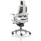 Zure Elastomer Executive Chair, Headrest, Height Adjustable Arms, Grey