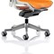 Zure Elastomer Executive Chair, Headrest, Height Adjustable Arms, Orange- Delivered Built