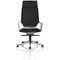 Xenon High Back Executive Chair, Headrest, Fixed Height Arms, Black