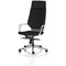 Xenon High Back Executive Chair, Headrest, Fixed Height Arms, Black