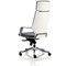 Xenon Executive Chair, Leather, Black on White