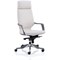 Xenon Executive Chair, Leather, White on White