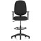 Eclipse Plus I Lever Task Operator Chair With High Rise Draughtsman Kit With Height Adjustable Arms Black