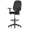 Eclipse Plus I Lever Task Operator Chair With High Rise Draughtsman Kit With Height Adjustable Arms Black