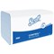 Scott Control 1-Ply V-Fold Paper Hand Towels, Blue, Pack of 3600