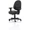 Jackson High Back Executive Chair, Height Adjustable Arms, Black