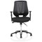 Relay Task Operator Chair, Black Mesh Back, Black, With Height Adjustable Arms