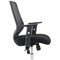 Relay Task Black Mesh Back, Operator Chair, Height Adjustable Arms, Black