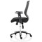 Relay Task Operator Chair, Black Mesh Back, Black, With Height Adjustable Arms