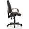 Jackson High Back Executive Chair, Fixed Height Arms, Black