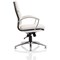 Classic Medium Back Executive Chair, Glides, Fixed Height Arms, White