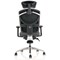 Ergo Click Mesh Back Operator Chair, Headrest, Height Adjustable Arms, Black