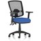 Eclipse Plus II Deluxe Mesh Back Operator Chair, Height Adjustable Arms, Blue