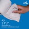 Scott Control Toilet Tissue Standard Roll, 3-Ply, White, Pack of 30