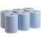 Scott Essentials 1-Ply Slimroll Hand Towel Roll, 190m, Blue, Pack of 6