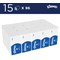 Kleenex 3-Ply Ultra Soft Hand Towels, White, Pack of 1440