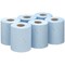 Wypall L10 1-Ply Food and Hygiene Centrefeed Paper Roll, 163m, Blue, Pack of 6