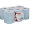 Wypall L10 1-Ply Food and Hygiene Centrefeed Roll, 304m, Blue, Pack of 6