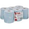 Wypall L10 1-Ply Food and Hygiene Centrefeed Roll, 304m, Blue, Pack of 6