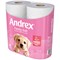 Andrex Family Soft Toilet Roll, 2-Ply, 170 Sheets Per Roll, 6x4 Pack of 24