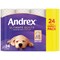 Andrex Ulitmate Quilts Toilet Roll, 3-Ply, 115 Sheets Per Roll, Pack of 24