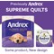 Andrex Ulitmate Quilts Toilet Roll, 3-Ply, 115 Sheets Per Roll, Pack of 24