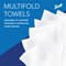 Scott 1-Ply Multifold Hand Towels, White, Pack of 4000