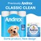 Andrex Complete Clean Toilet Roll, 2-Ply, 190 Sheets Per Roll, Pack of 9