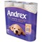 Andrex Ultimate Quilts Toilet Roll, 3-Ply, 155 Sheets Per Roll, Pack of 9