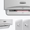 Kimberly Clark Icon Automatic Rolled Hand Towel Dispenser Grey and Faceplate Silver Mosaic 53691
