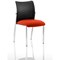 Academy Visitor Chair, Nylon Back, Fabric Seat, Tabasco Red