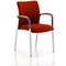 Academy Visitor Chair, With Arms, Tabasco Orange
