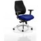 Chiro Plus Ergo Posture Chair, Black Back, Stevia Blue