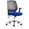 Dura Task Operator Chair, Fixed Height Arms, Stevia Blue
