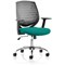Dura Task Operator Chair, Fixed Height Arms, Maringa Teal