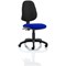Eclipse 2 Lever Task Operator Chair, Black Back, Stevia Blue