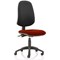 Eclipse XL 3 Lever Task Operator Chair, Black Back, Ginseng Chilli