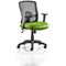 Portland Task Operator Mesh Back Chair, Height Adjustable Arms, Myrrh Green