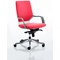 Xenon Medium Back Executive Chair, Fixed Height Arms, Bergamot Cherry