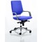 Xenon Medium Back Executive Chair, Fixed Height Arms, Stevia Blue