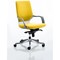 Xenon Medium Back Executive Chair, Fixed Height Arms, Senna Yellow